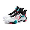 Li Ning Saga IIPro 2 Pro Antidérapantes, Résistantes à l'abrasion, Respirantes Mi-hautes Chaussures de Badminton Unisexe AYAT003-2