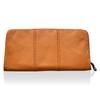 Lee Loose II Holds Electronic and with Cowhide Camel Wallet, Zipper-Around Design, Coins, Cards, Money, Bills, Pocket-Stitched Leather, 320-2114,