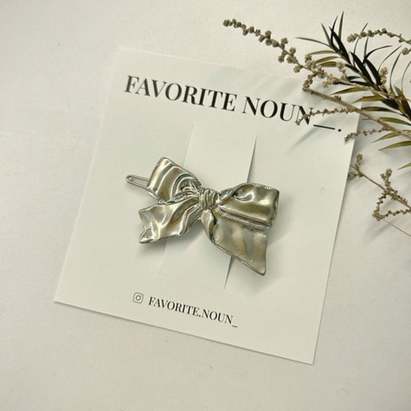 Favorite Noun Vintage Ribbon_Silver