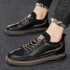Trendy Men's Casual Sneakers Luxury High-quality Leather Shoes Minimalist Style Comfortable Men's Shoes for Party Outdoor Travel