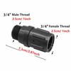 4 Pcs Plastic Water Pressure Reducer Valve 30 PSI Garden Hose Pressure Regulator  Garden Hose System