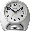 RHYTHM Tough Butler Loud Analog Alarm Clock with Bell White Sound, (RHYTHM 4RA480SR03)