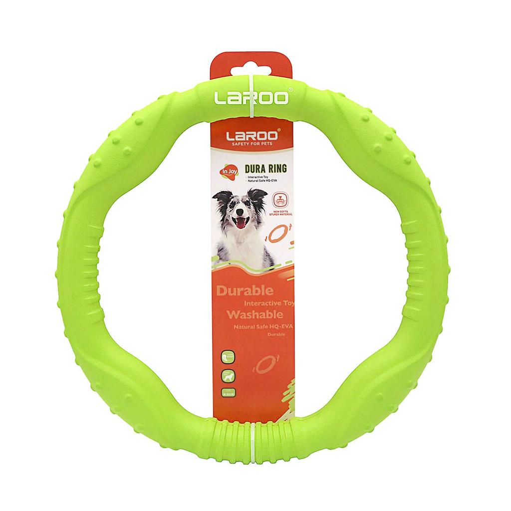 LaRoo Dog Dental Hračky pro velké psy Kulatý frisbee Odbourávání stresu pro psy Inteligence domácích mazlíčků Plovoucí tréninková hračka, Odolná, Trénink, Hračka. (30CM zelená)