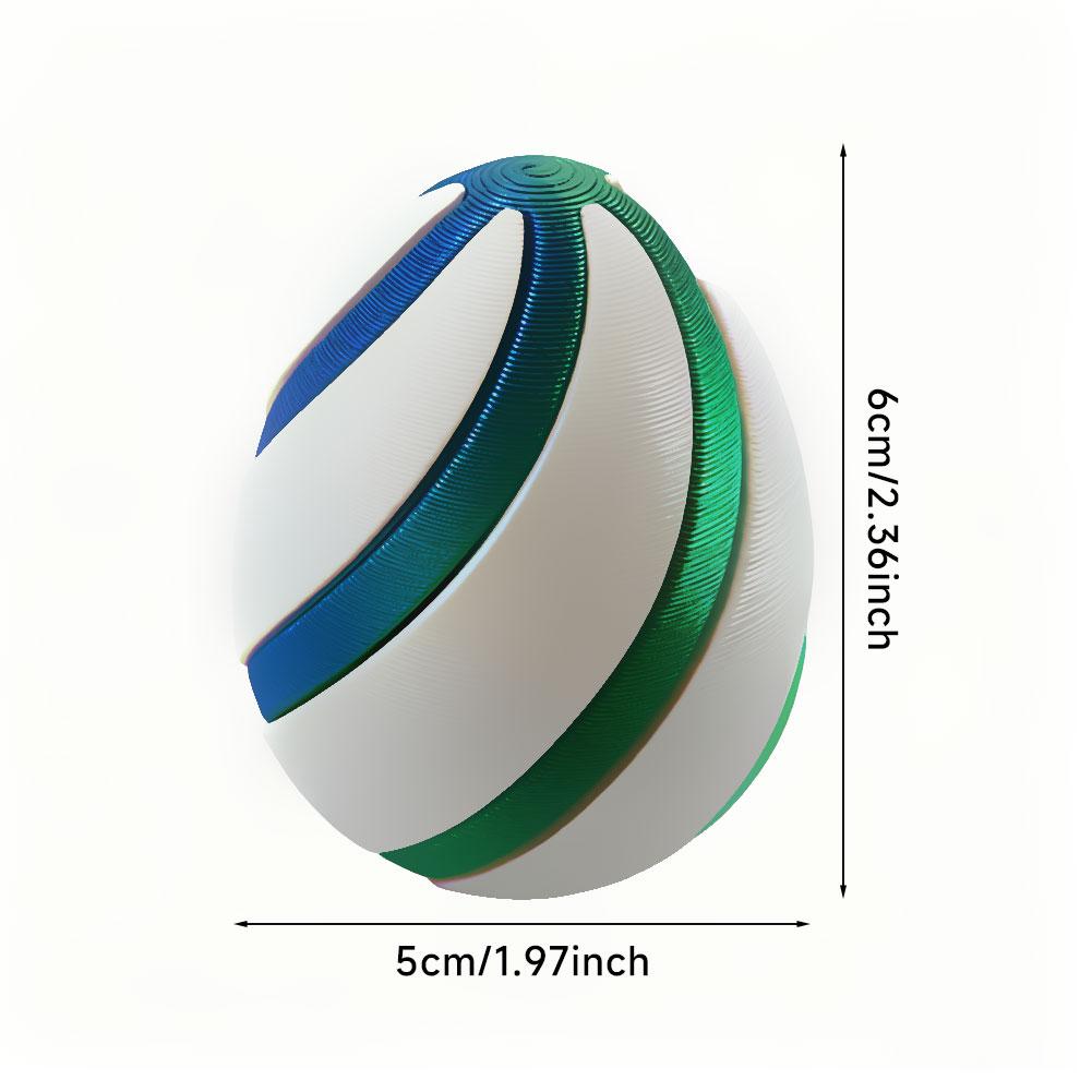 3D Printed Assembly Toys Spiral Toy Stress Relieving Children's Educational Toys Impossible Pyramid Passthrough Gift