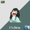 Anime Ghost Destroyer Blade Shibuichiro Peripheral Car Motorcycle Car Sticker Shielding Scratches Reflective Sticker