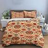 Floral Medallions and Leaves. Bedding Sets Duvet Cover Sets Duvet Covers Pillowcases(1* Duvet Cover 2* Pillowcases Without Duvet Insert)