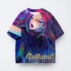 T-shirt Anime Kpop Witch Hunting Group 3D Printing Children's T-shirt Fashion Casual Cartoon T-shirt Girls' Children's Clothing
