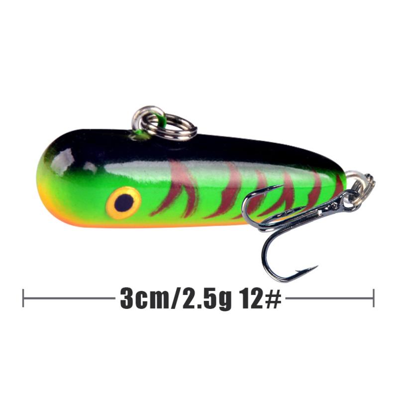Искусственная Наживка для Рыбалки 2.5г 3см Имитация Приманки Рыболовная Приманка Мини Наживка для Форели Рыболовные Принадлежности 1#