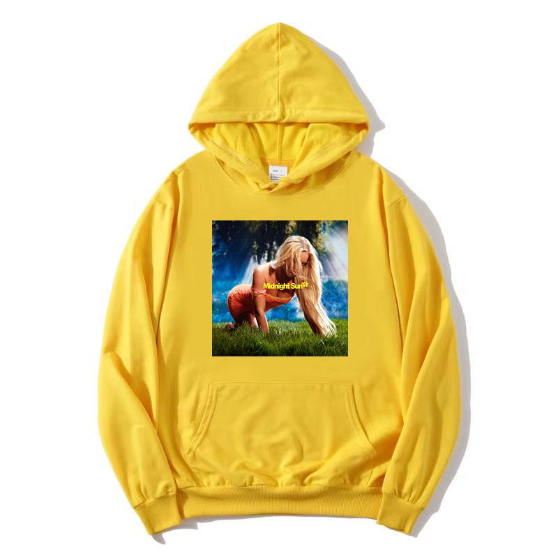 

Midnight Sun Tour 2025 Hoodies Zara Larsson Singer Printing Sweatshirts Long Sleeve Fleece Hooded Pullovers Women Clothing Hoody 3XL