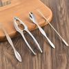 4 Pcs Seafood Tool Set Crab Shrimp Fruit Pliers Fork Spoon Set Nut Walnut Lobster Crab Cracker Tools Kitchen Accessories