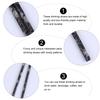 50Pcs Halloween Bat Paper Straws Eco Friendly Thick Drinking Straws Novelty Party Straw Decor Disposable for Kids Festival