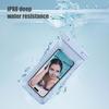 Waterproof Phone Pouch with Lanyard Touchscreen Clear Floating Cell Phone Dry Bag Case Protector Beach Kayak Cruise Travel Essentials