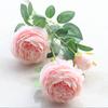 Artificial Flowers Factory Wholesale European Style 3 Peony Home Wedding Decorative Fake Flowers Vase Box Decoration Accessories
