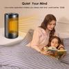 Personal Space Heater, Portable 750W-1500W Fast Heating Ceramic Tower Heater with Over-Heat Protection, Small Heaters for Bedroom