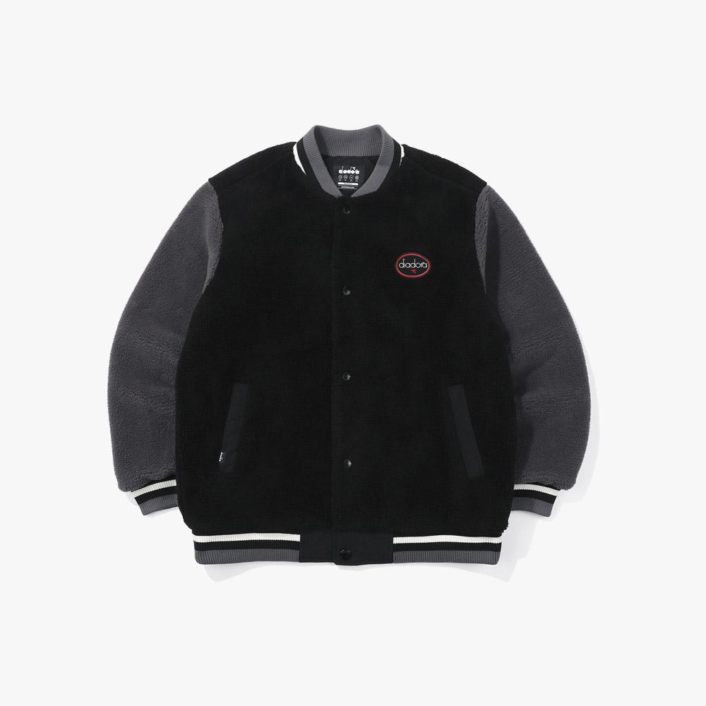 Diadora Athletica Fleece Jacket Black