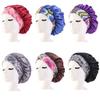 Reusable Bathroom Supplies Shower Caps Waterproof Satin Hair Cap Thicken Head Cover