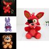 Adorable Five Nights At Freddy's Plush Toy Bear Fox Bonnie Golden For Kids Home Decor