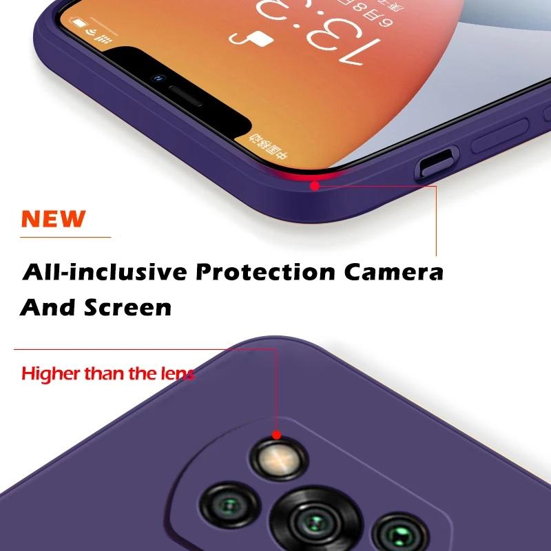 Luksusowe Oryginalne Silikonowe Etui na Telefon Dla Xiaomi Poco X3 X 3 Pro NFC X3Pro Pocox3 Pro Miękkie Etui Dla Poco x3 Pro Tylna Pokrywa