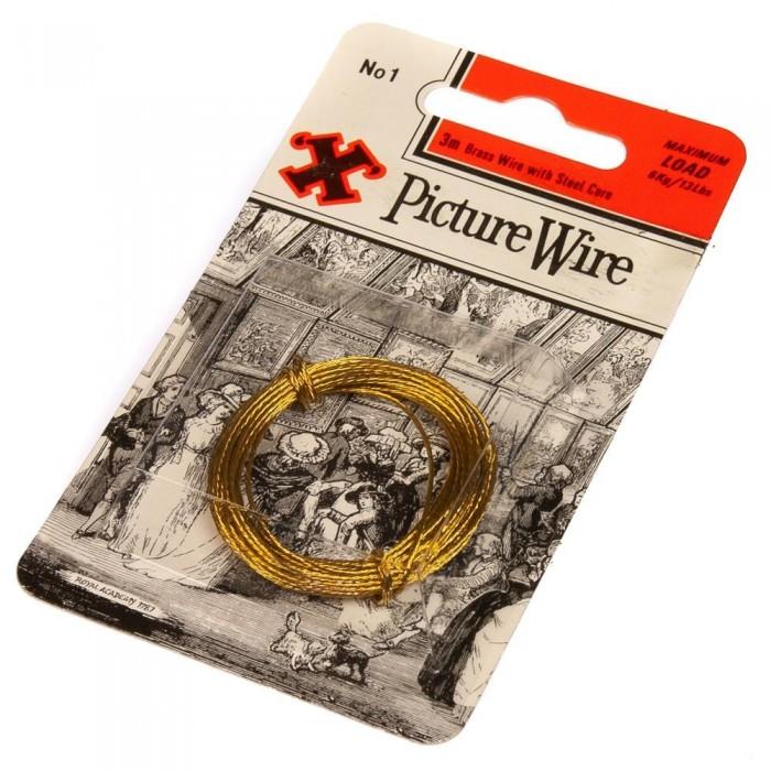 X Brass Picture Wire