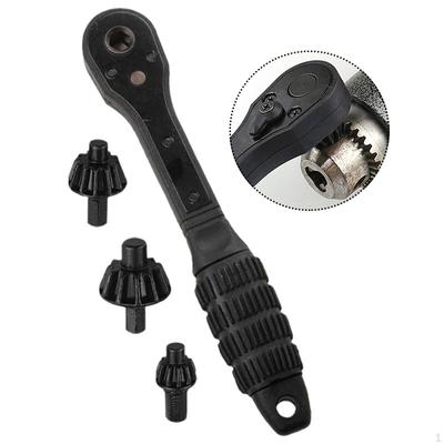 Quick Ratchet Wrench Chuck Key Lightweight High Performance Sturdy Flexible Save Effort