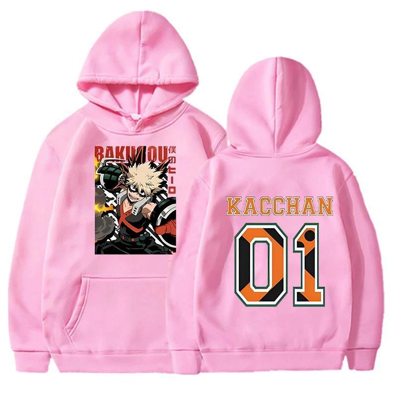 Anime My Hero Academia Hoodie Autumn Fashion Design Men's Women's Sweatshirt Fleece Oversized Couples Casual Hoodies