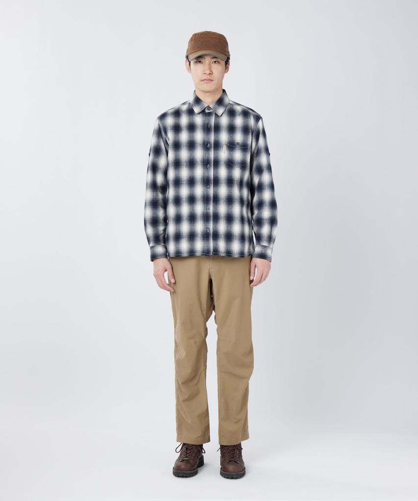 Snow Peak Ombre Check Shirt Long BLACK CH SPTL-SH-26SU902 - Tops, Shirts, Sleeve, Men's & Women's, XXL,