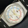 JAPAN MENS VINTAGE CITIZEN AUTOMATIC 8200 SILVER COLOR DIAL WATCH A500294-2 R151b-a500294