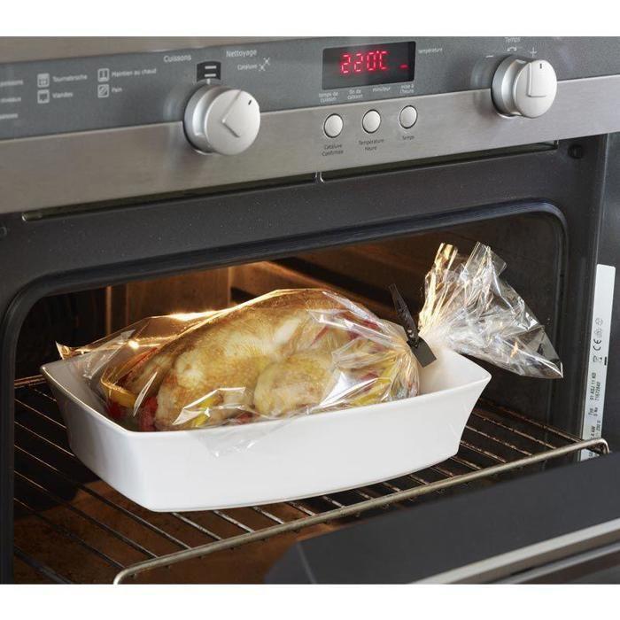 Sachet de cuisson - ATC - Multicolore - Plastique - 20 sachets - Micro-ondes compatible
