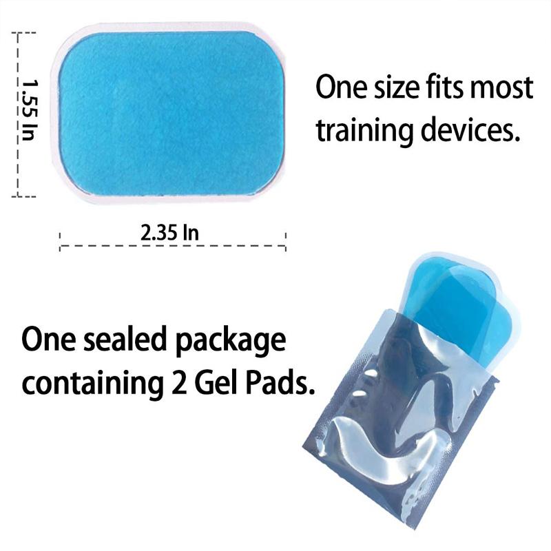 100Pcs Abs Stimulator Gel Pads Replacement Gel Stickers Hydrogel For EMS Muscle Training Massager ABS Abdominal Trainer