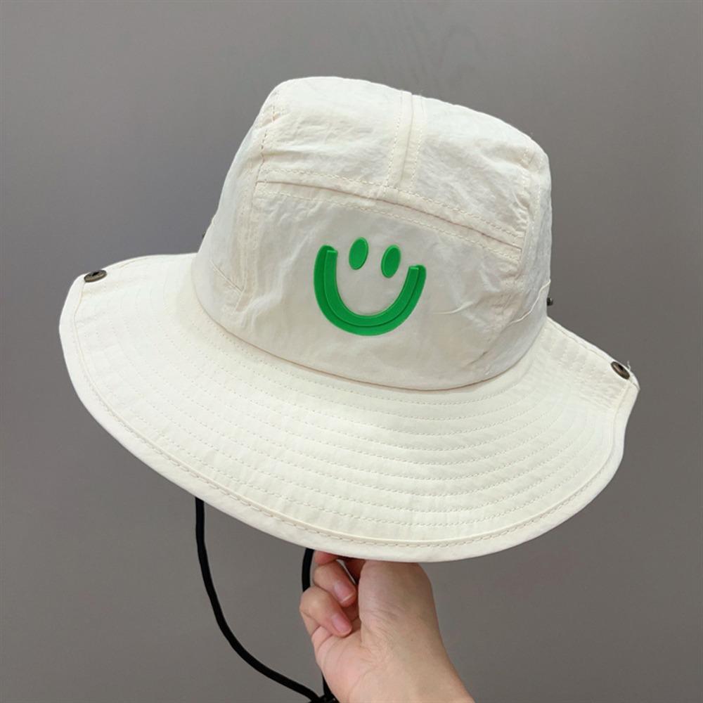 

Breathable Kids Bucket Hat UV Protection Fishing Hat Outdoor Panama Hat бежевый