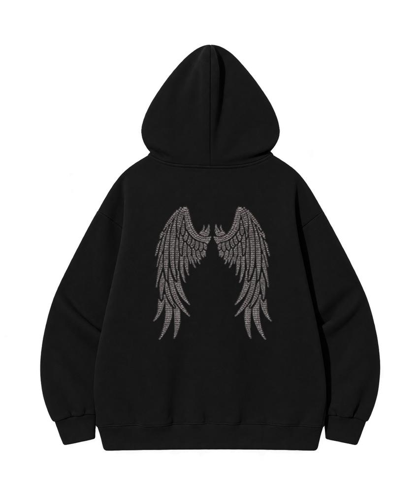 HIRUKA ARCHIVE Kyoto Nietenflügel Hoodie
