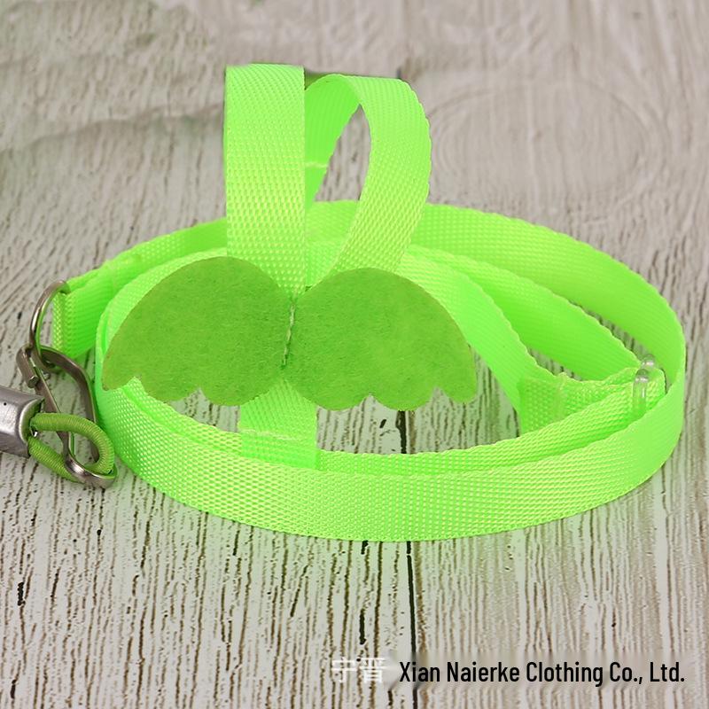Outdoor Cockatiel Harness: Tiger Skin Flying Leash