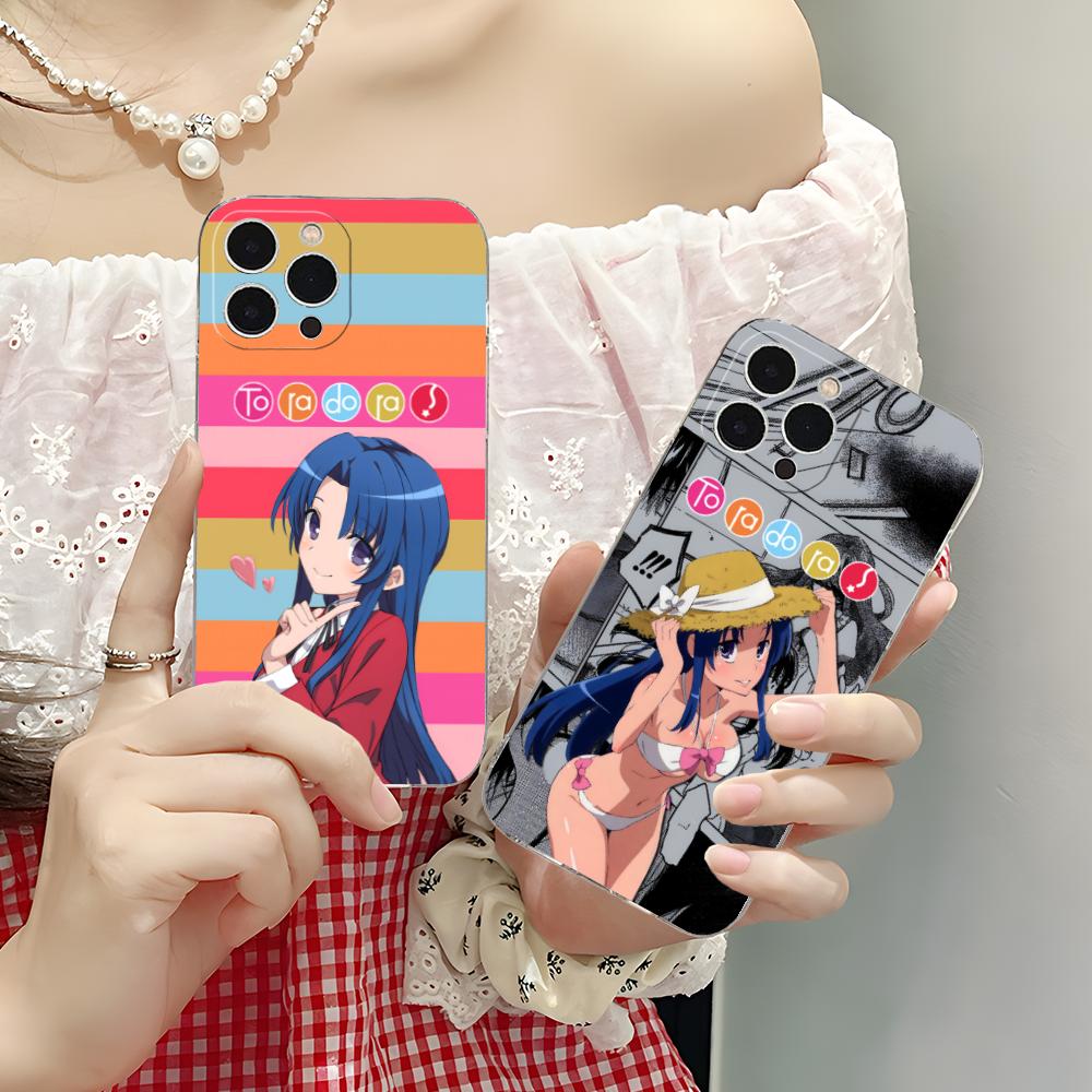 Toradora Kawashima Mobile Phone Case for iPhone 17 16 15 14 13 12 11 X XR XS Air Pro Max Plus Mini Clear Colorful Cover Luxury