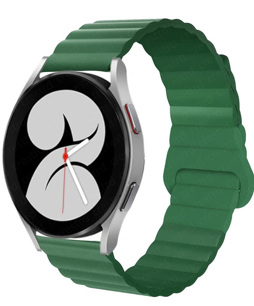 Bracelet 20/22 mm pour Samsung Galaxy Watch 5 Pro/4 6 Classic 46 mm 42/Active 2 Bracelet en silicone magnétique Bracelet Huawei Watch GT 2/Pro