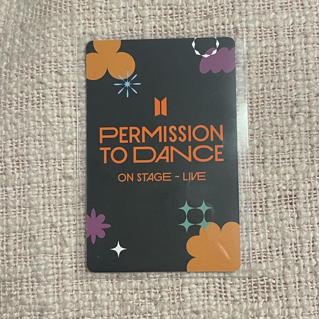 [USED] BTS Permission To Dance Trading Cards