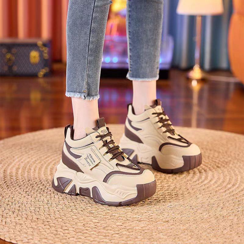 

Женские осенне-зимние повседневные ботинки Мартин на толстой подошве и с флисовой подкладкой 36