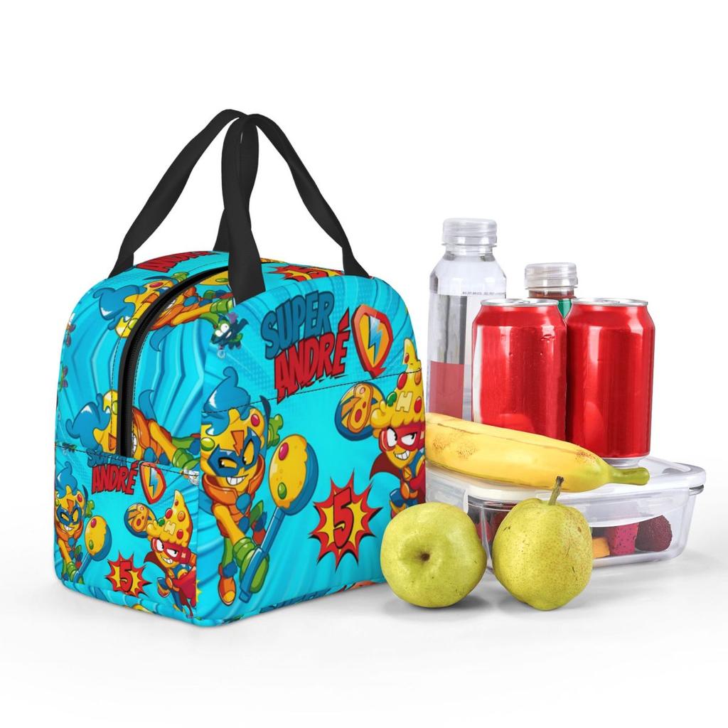 Super Zings Insulated Lunch Bag Funny Superzings Storage Food Box Portable Cooler Thermal Bento Box For School Office
