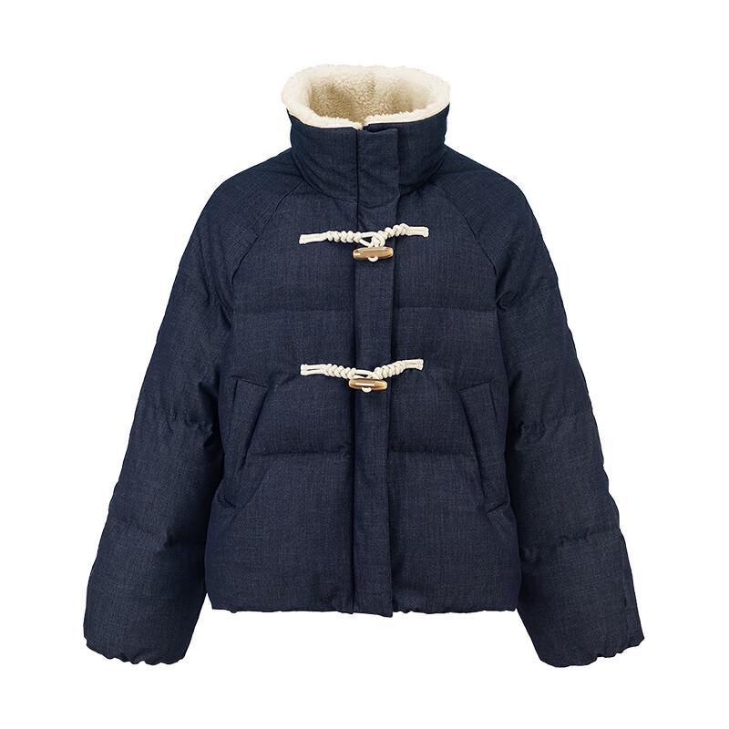 Chuyu Women's 2025 Winter Collegiate Puffer Down Jacket