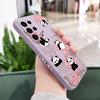 Flower Panda Phone Case For Samsung Galaxy S25 FE S24 S23 S22 S21 S20 S10 S10E Ultra Plus FE Note 20 Ultra Plus Cover