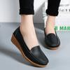Scarpe basse da donna in pelle con plateau per primavera/autunno