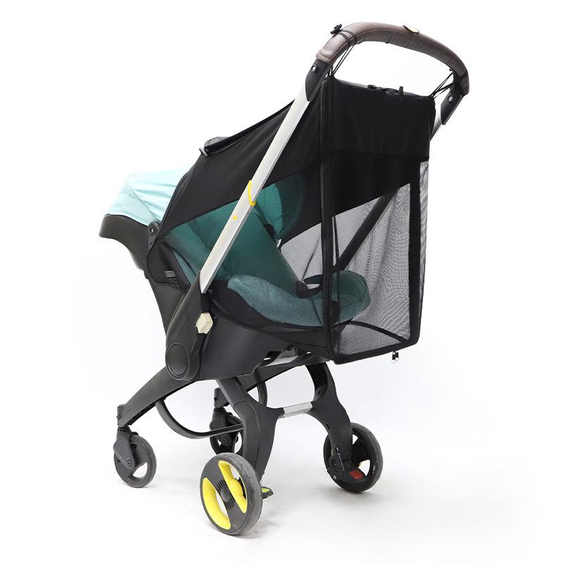 Doona Stroller Sunshade & Mosquito Net: Two-in-One Full Coverage Sun & Bug Protection.