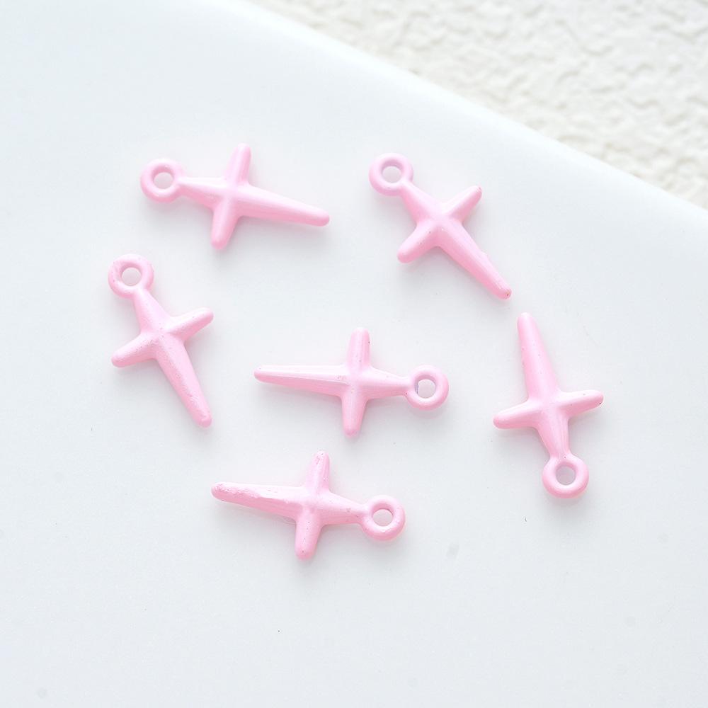 

Zinc Alloy Colored Cross Four-Pointed Star Pendant Diy Necklace Earrings Bracelet Beaded Pendant Jewelry Accessories 20.