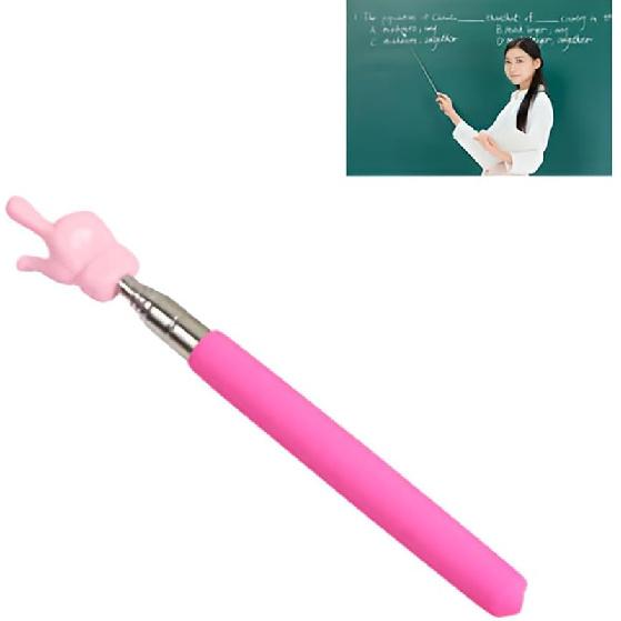 Telescopic Teachers Pointer, Classroom Demonstration Baton, Guide Indicator, Retractable Finger Pointer Stick for School Teaching, Conference