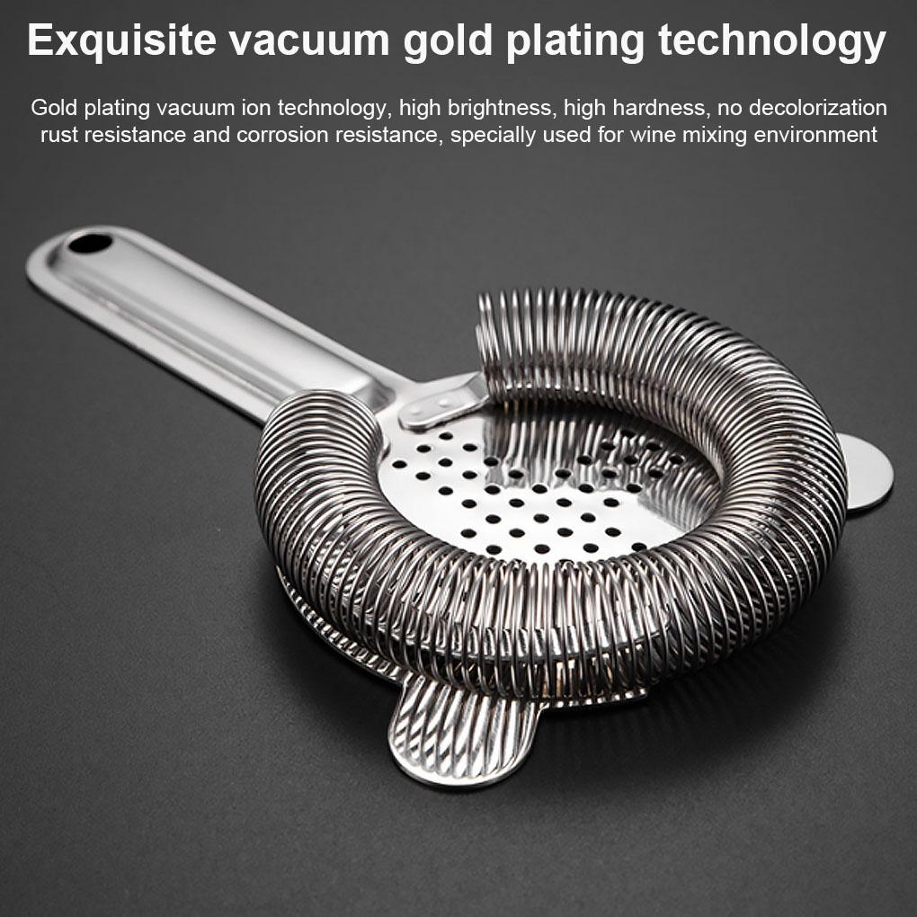 Cocktail Strainer Stainless Bar Ice Filter Professional Bartender Shaker Drinks Colander