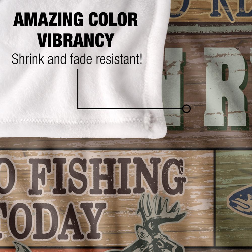 JQ Licensing Silky Cabin Rules Supersoft Blanket