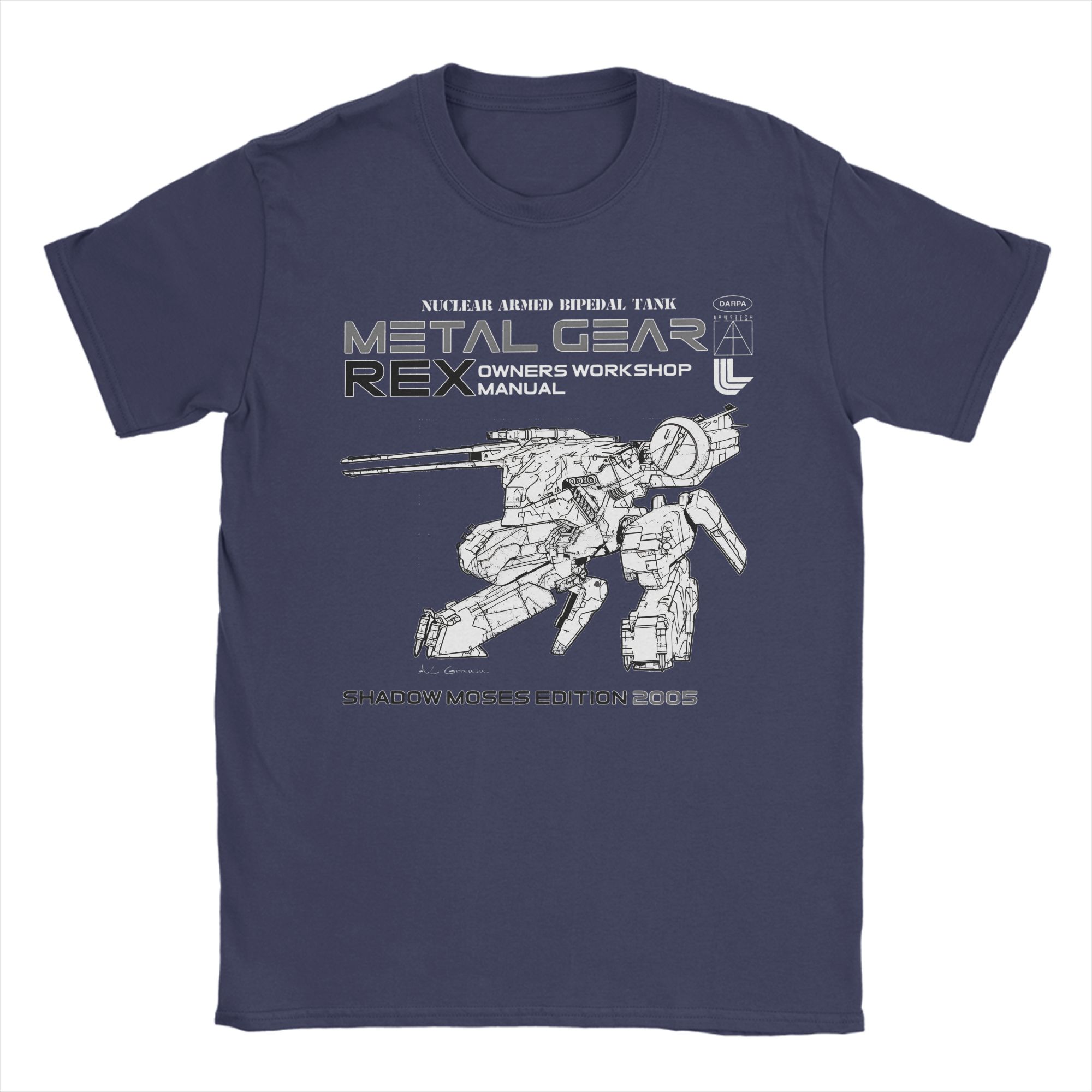 

Casual T Shirt Beach Metal Gear Rex Manual Novelty TShirts 100 Cotton Tshirt for Men Y2K Fun Wholesale Short Sleeve Tees 4XL