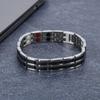 Men Magnetic Bracelet Fatigue Relief Reduce Pain Healthy Care Magnetic BraceletInterval Black