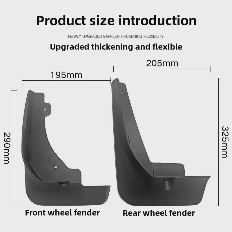 Kompatibel stänkskydd för 2020 Corolla Cross däckskärm