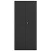 VidaXL Black Filing Cabinet 90x40x200 Cm Steel 339762