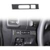 Daeiclru Headlight Switch Button Frame Cover Trim Compatible with Nissan Frontier 2022-2025, Soft Carbon Fiber Headlight Switch Panel Cover Interior